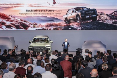 HIMLA faz sua estreia global no Salão do Automóvel de Xangai 2025 (PRNewsfoto/Chery Automobile Co., Ltd.) HIMLA faz sua estreia global no Salão do Automóvel de Xangai 2025 (PRNewsfoto/Chery Automobile Co., Ltd.)