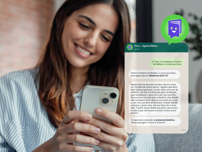 Plataforma lan&ccedil;a IA para ensino b&iacute;blico infantil no WhatsApp