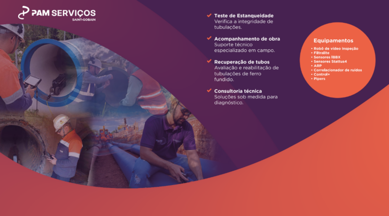 PAM Saint-Gobain apresenta solu&ccedil;&otilde;es no Water Loss