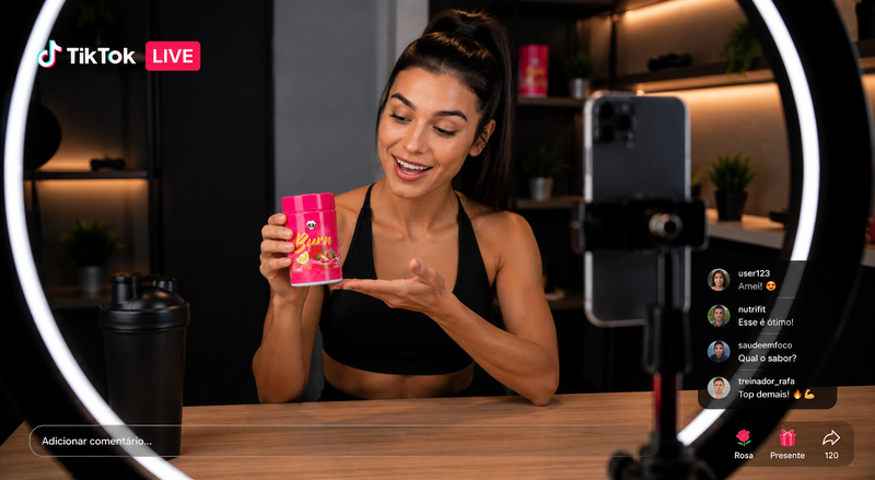 TikTok: live commerce ganha for&ccedil;a no Brasil