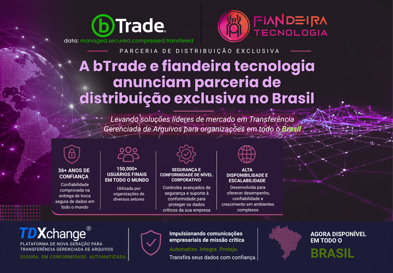 A bTrade e fiandeira anunciam parceria estrat&eacute;gica no Brasil