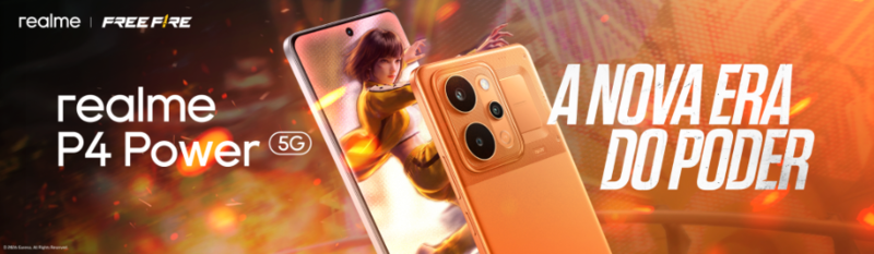 Free Fire e realme renovam parceria at&eacute; 2028