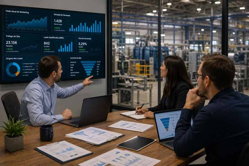 Indústrias revêm escolha de agência de marketing industrial